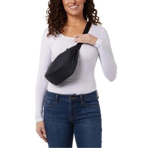 32 Degrees Black Crossbody Belt Bag